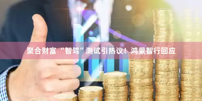 聚合财富 “智驾”测试引热议！鸿蒙智行回应